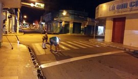 SMTT leva ações de revitalização em sinalização das ruas de Arapiraca
