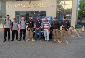 TRE/AL inicia transporte das urnas com apoio de agentes de segurança da JF e do TRT