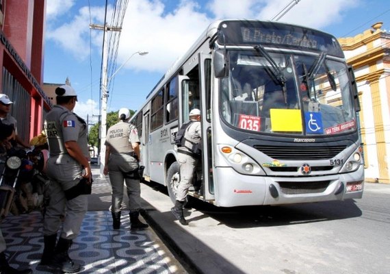 Maceió tem queda de 82% nos assaltos a ônibus em novembro, a maior redução da história