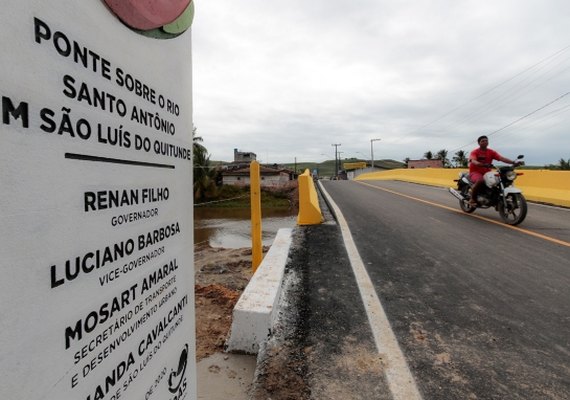 Ponte que liga a comunidade à cidade de São Luís do Quitunde é entregue
