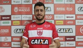 CRB anuncia renovação de contrato com o meia Felipe Menezes