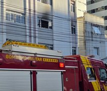 Incêndio em apartamento mobiliza bombeiros no bairro da Ponta Verde