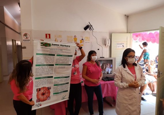 Maceió Rosa: USF Robson Cavalcante realiza ação para usuárias