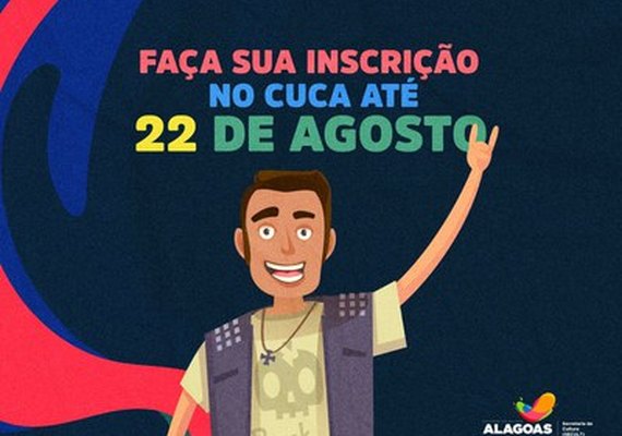 Inscrições para o Cuca vão até o dia 22 de agosto