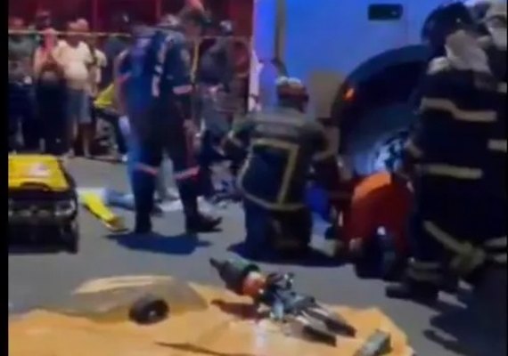 Ciclista morre após atropelamento por carreta em Maceió