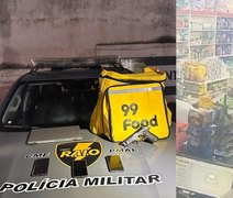 Homem se passa por entregador e assalta farmácia e sorveteria em Maceió