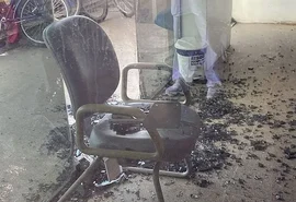 Artefato em lixeira no HGE explode e deixa uma pessoa ferida