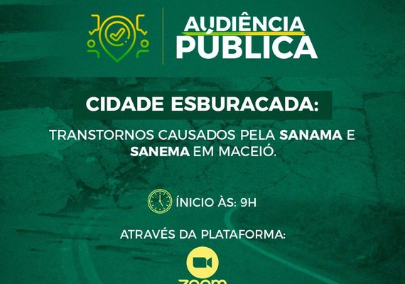 Audiência Pública discute danos estruturais nas vias de Maceió