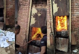 Mais de 21kg de drogas são incineradas pela polícia em União dos Palmares