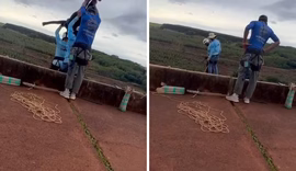 Jovem morre em salto de rope jump sem corda em ponte no interior de SP