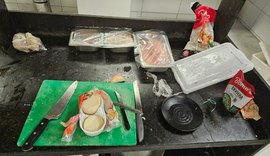 Estabelecimento de sushi é interditado por falta de higiene e insalubridade em Maceió