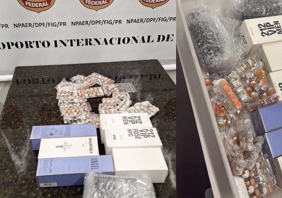 Passageiro com destino a Maceió é preso pela PF com medicamentos ilegais