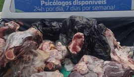 Vigilância apreende 320 kg de carnes impróprias em supermercado de Maceió