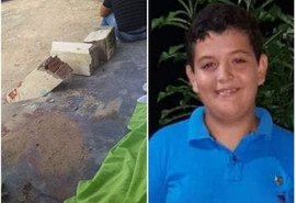 Garoto de 11 anos morre após ser atingido por uma pilastra