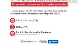 Secretaria do Desenvolvimento realiza Encontro do Cooperativismo Alagoano no dia 8 de julho