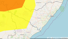 Inmet emite dois alertas de baixa umidade para 32 municípios de Alagoas; confira a lista