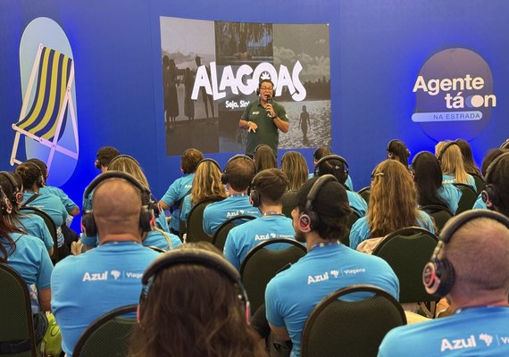 Setur apresenta Destino Alagoas a 400 agentes de viagens no Azul Tá On, em Fortaleza