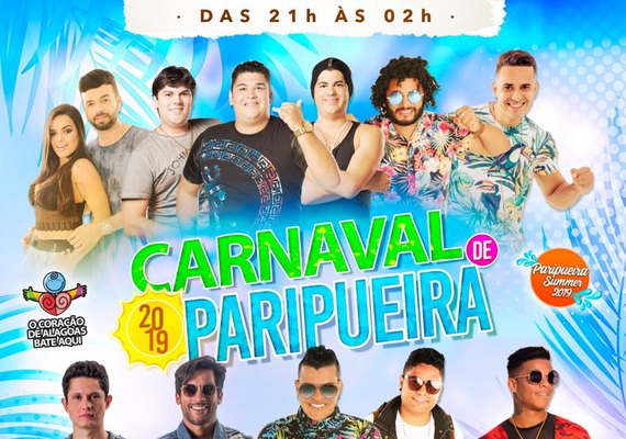 Confira a programação de carnaval de Paripueira
