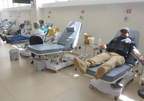 Hemoal inicia mês de novembro com coletas externas de sangue em Arapiraca e Maceió