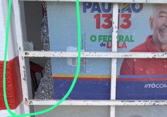 Representantes do PT em Arapiraca denunciam ataques à sede do partido