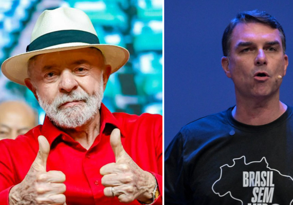 Lula e Flávio Bolsonaro aparecem empatados em cenário de 2º turno