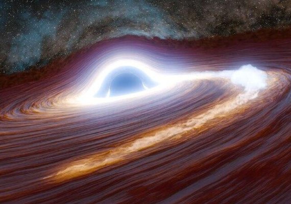 Astrônomos identificam vento vindo de buraco negro da Via Láctea