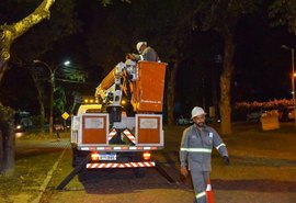 Sima restabelece mais de 40 pontos de luz na UFAL