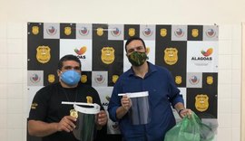 Sistema prisional distribui face shields para policiais penais