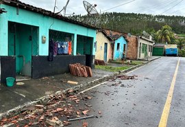 Vendaval destelha casas em município do interior de Alagoas; prefeitura garante apoio às vítimas
