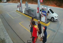 VÍDEO: Criminosos rendem frentista e roubam posto de combustíveis em Branquinha