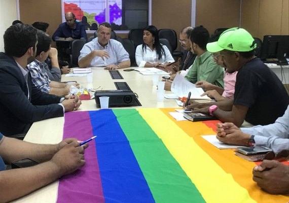 Segurança Pública recebe representantes de movimentos LGBTI+ de AL