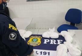 PRF detém traficantes com 9 kg de cocaína no Sertão de AL