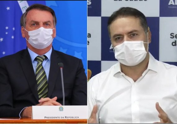 Bolsonaro liga para Renan Filho e fala com governador sobre ações pós-pandemia