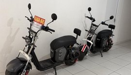 Motos elétricas alugadas irregularmente são apreendidas na orla