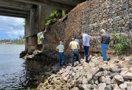 DER garante que não há dano estrutural na ponte da Massagueira