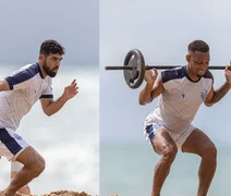 CSA realiza atividade física na praia de Jatiúca antes de enfrentar o ASA