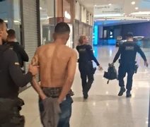 Homem é preso após abrir buraco em loja de shopping durante a madrugada