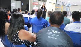 MPT/AL reforça ações de prevenção e combate ao tráfico de pessoas no Aeroporto Zumbi dos Palmares e na Rodoviária de Maceió