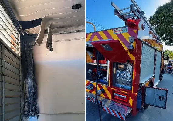 Grávida é salva ilesa durante incêndio em casa em Joaquim Gomes