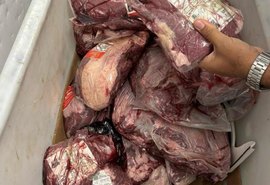 Supermercado é autuado após vigilância encontrar 150kg de carnes impróprias para consumo