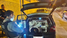 Operação Na Base do Sossego apreende 10 equipamentos de som em Maceió