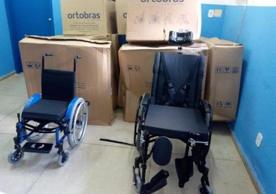 Município recebe remessa de equipamentos para pessoas com deficiência