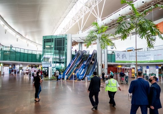 Fluxo de passageiros sobe 9,20% no Aeroporto Zumbi dos Palmares