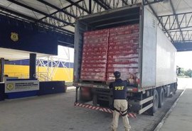 PRF apreende carga de cerveja avaliada em mais de R$ 100 mil