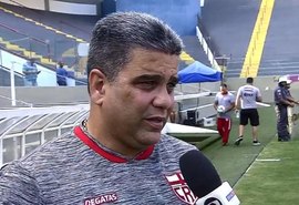 Marcelo Cabo fala contra arbitragem no empate do CRB