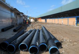 Obras avançam no entorno do Mercado da Produção de Maceió