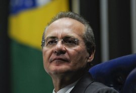 Renan diz estar otimista com eleição à presidência do Senado