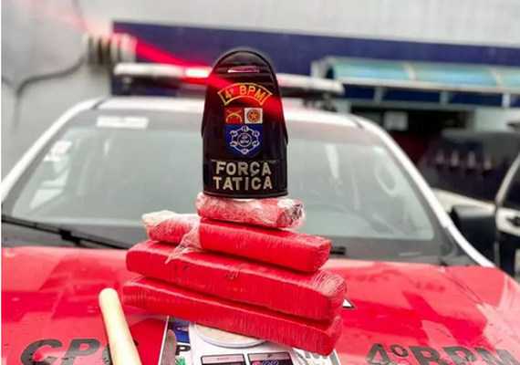 Mulher é presa com quase 4kg de droga em região de mata em Maceió