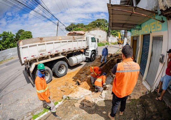 Afundamento de solo na Vila Saem foi causado por ligação clandestina
