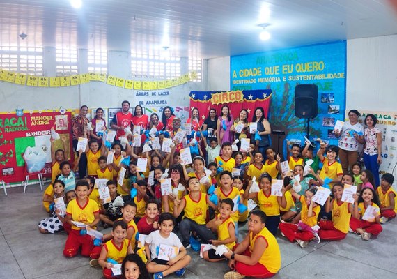 Agreste Saneamento leva iniciativa de educação ambiental para crianças de escola em Arapiraca
